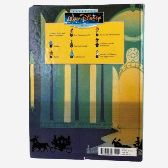 Walt Disney Cinderella Book in GERMAN Hard Cover - Picture 2 of 8